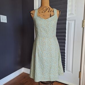 Pink Martini Floral Sleeveless Dress Size Medium